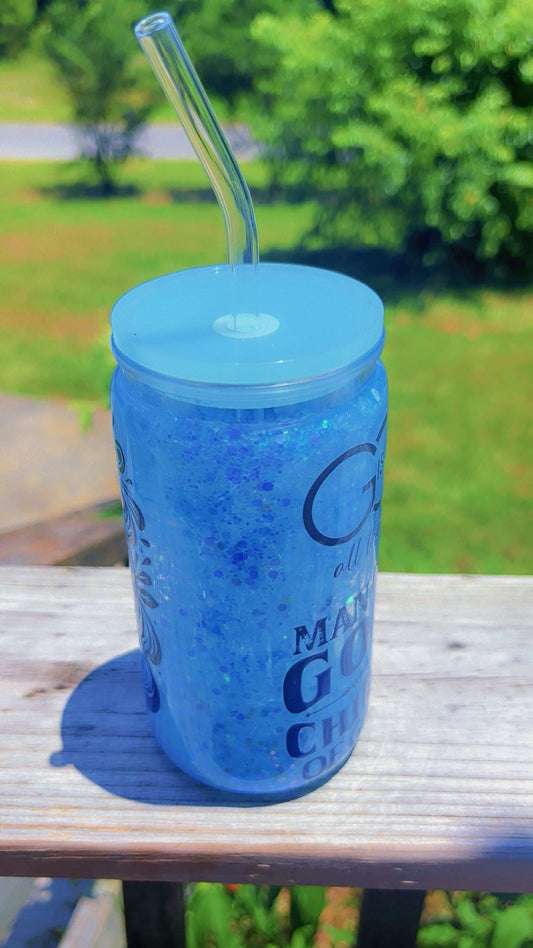 Coolest Papa Glass cup 16oz