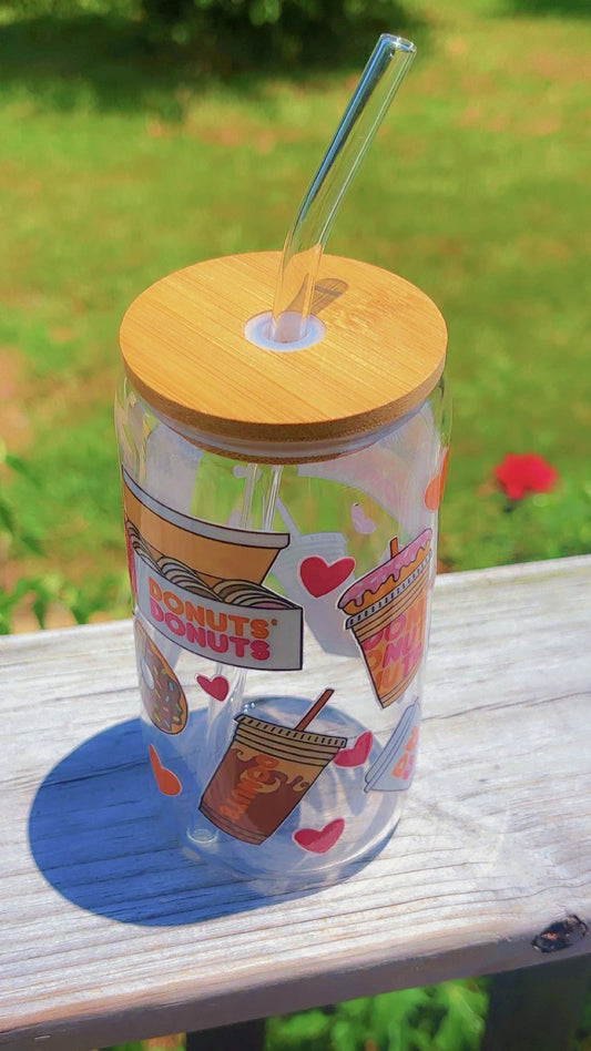 Sweet Sips Donut Glass