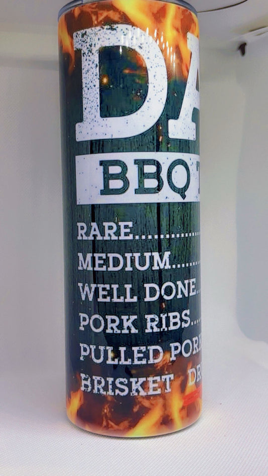 Dad BBQ tumbler 20 oz